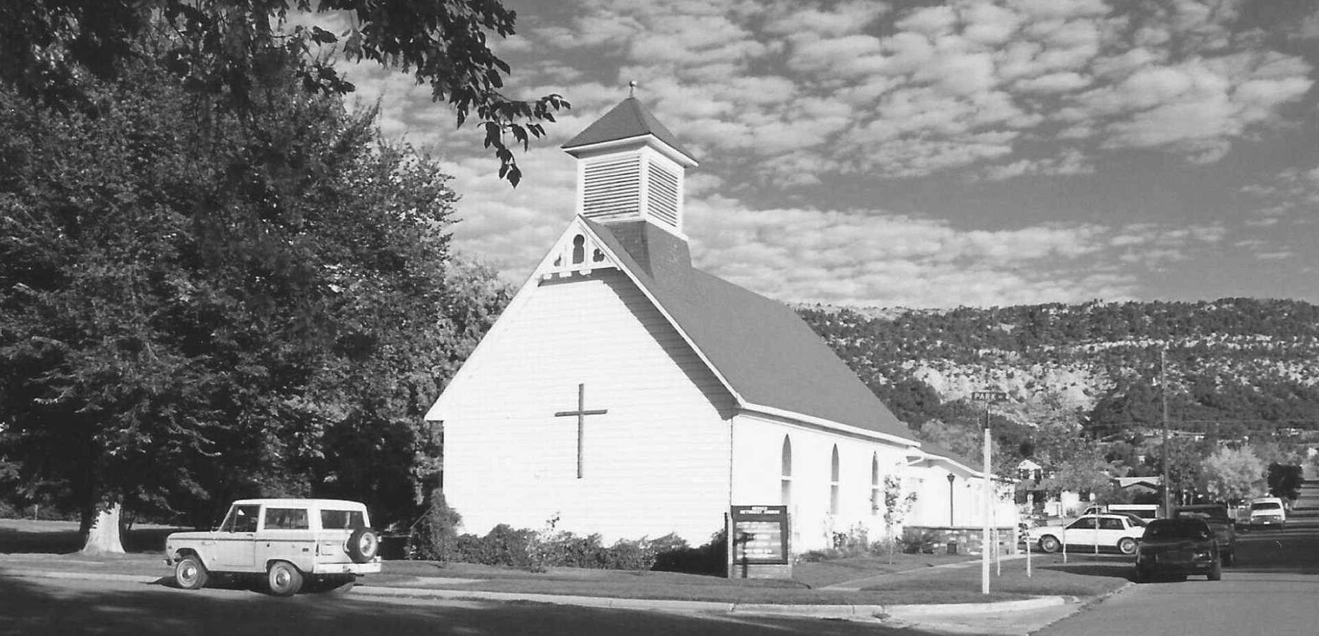 Meeker Methodist Church 1960's now White River Methodist Church. Meeker, Colorado